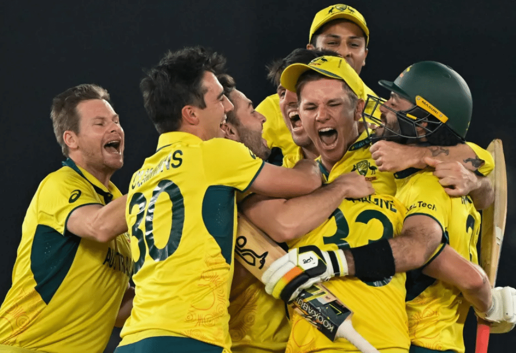 Australia Celebrating Final Win Against India