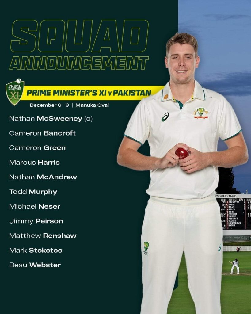 Australia Test Squad