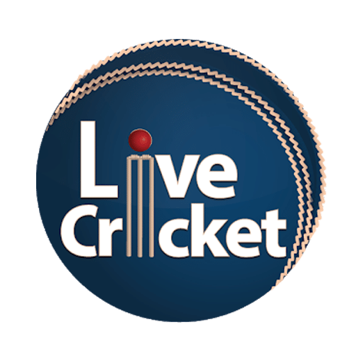 A blue cricket ball showing live cricket word on it