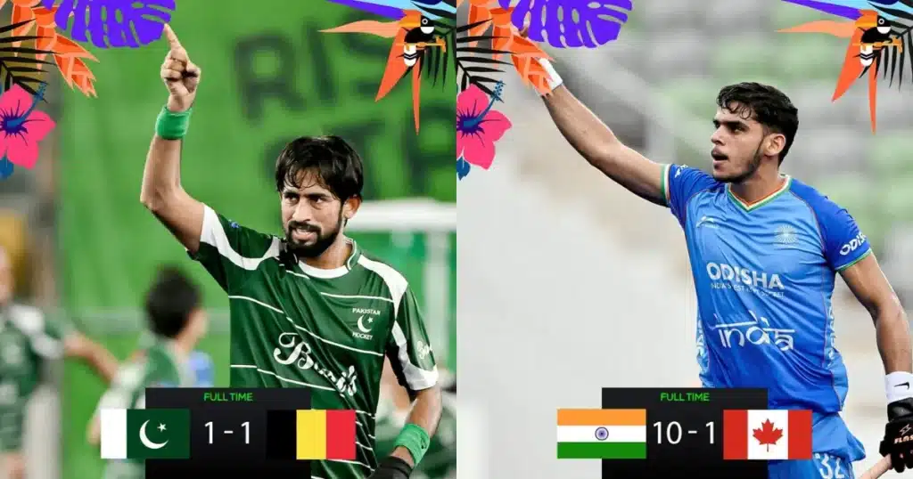 FIH Hocky Junior World Cup 2023 India and Pakistan Position