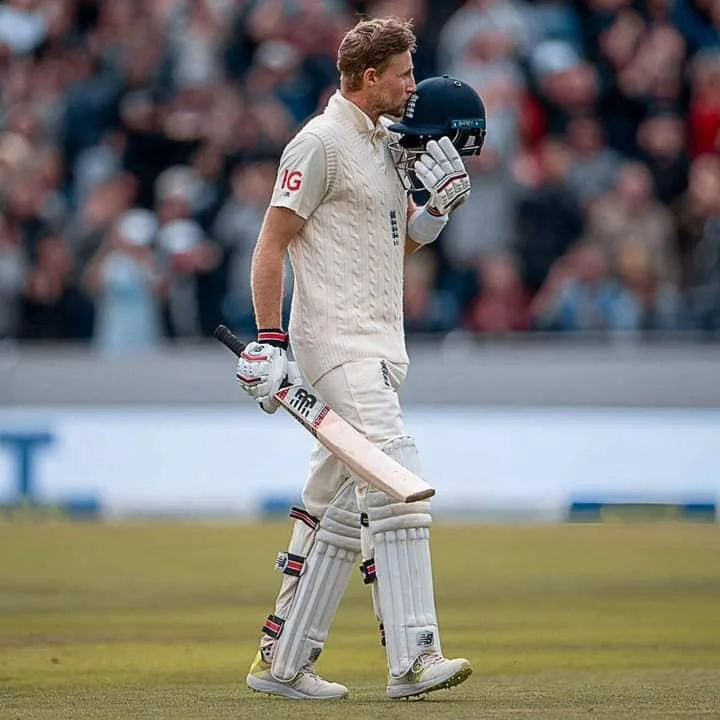 Joe Root Kissing Helmet